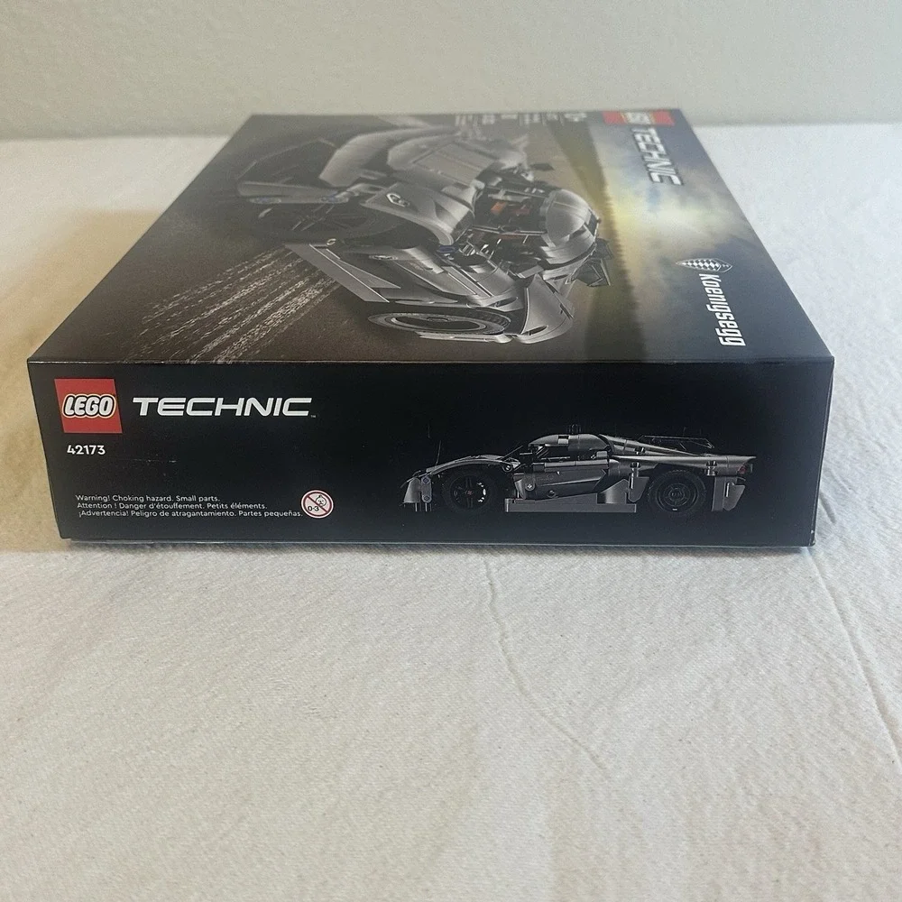 LEGO Technic Koenigsegg Jesko Absolut Grey Hypercar Sport Car 42173 Building Kit